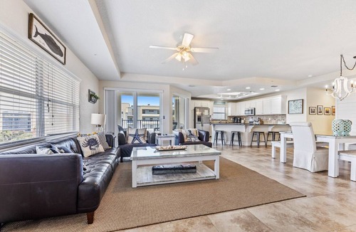 New Smyrna Beach Condo | Large Corner Unit at Ocean Walk with Sneak Peak of the Ocean ~ OW20-501
