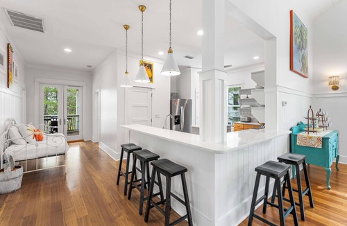 Cottage District House | Large Designer Home with Prime WaterColor Location near Tennis Center and Seasid