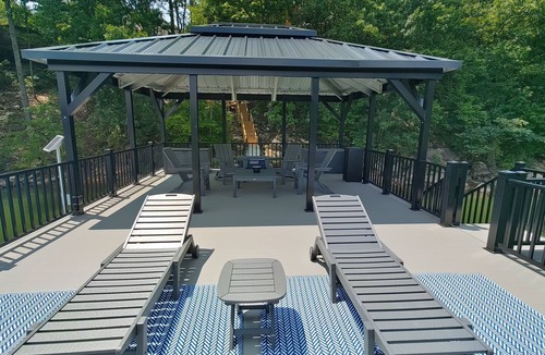 Crane Hill House | Lewis Smith Lake Waterfront Home with 2 Story Dock/Hot Tub