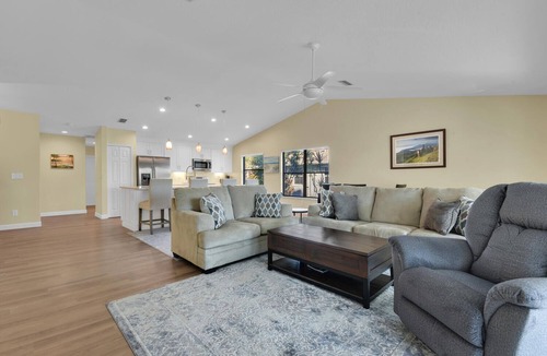 Lochmoor Waterway Estates Villa | Littlestone Villa updated 2-bedroom duplex with spa looking out to wilderness