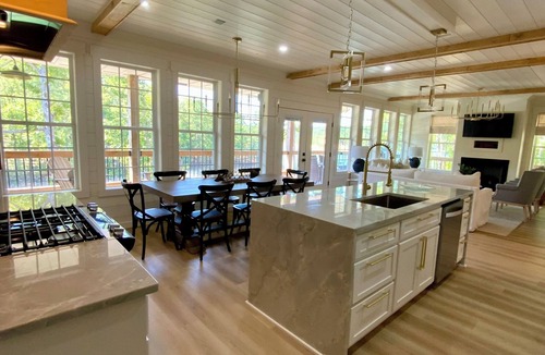 Arley House | Luxurious 6-bedroom Smith Lake house in tranquil Arley area!