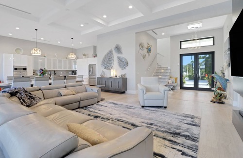 Pelican House | Luxury Cape Coral Estate | Stunning Waterfront | Saltwater Lagoon Pool, Spa & Sprawling Sun Deck