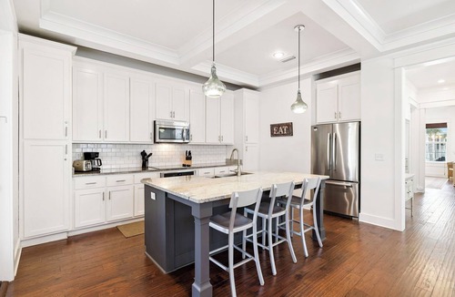 Seacrest Beach House | Luxury Coastal Living Breezy Partially Screened Porch & Lagoon Pool Access