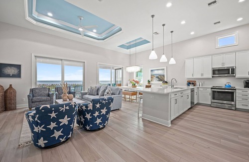 South Island House | Luxury Coastal Retreat | Pool, Gulf Views & Sleeps 10 Near Beach
