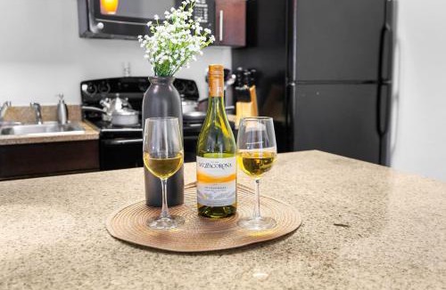 Five Points South Apartment | Luxury King Bed Suite A plus Amenities and Great Location