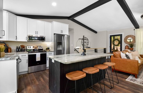 Ellijay Cabin | LUXURY RIVERFRONT PRIVATE RETREAT > GameRoom-CoveredHotTub-Fiber-Resort