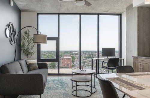 Five Points South Apartment | Modern 2BR Gem Rooftop Pool and Workspaces