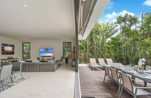 North Bay Village Villa | Modern Villa heated Pool gated Island