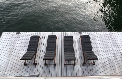 Crane Hill Cabin | Modern Waterfront Log Cabin at Lewis-Smith Lake, AL