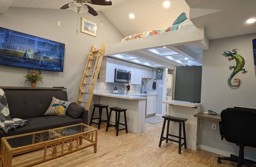 Uptown - Upper Duval Apartment | Moongate, a Stylish Studio Retreat near Duval, Pet-Friendly, Gated and Private