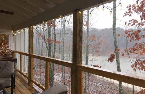 Mentone House | Mountain Farmhouse: 4 Bedrooms, 3.5 Baths, Great Porches And Lake Views