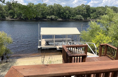 Old Town House | New riverfront home across from Rock Bluff Springs on the Suwannee river