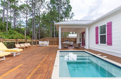 San Juan House | One for All Private Heated Pool, Golf Cart, Sleeps 16 Seagrove Beach