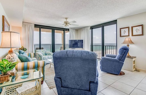Orange Beach East Condo | Orange Beach Gulf-Front 3BR Corner Unit Sleeps 8 Ice Maker Pools Boats
