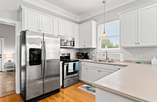 Holiday Beach House | Panama City Beach House with Heated Private Pool, Gulf Views, & Steps to Beach!