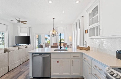 Laguna Beach House | PCB Pet-Friendly 5BR, 145 Steps to the Gulf: Hot Tub, Splash Pad, Sleeps 18