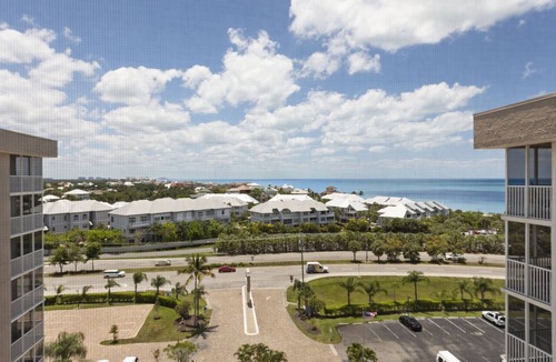 Bonita Springs Condo | Penthouse water views! 4 minute walk across the street to the beach!