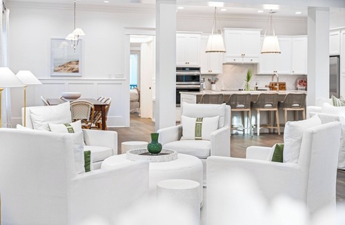 Cottage District House | Pet-Friendly WaterColor Home with Electric Cart, 6 Bikes & Beach Club Access