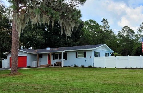 Fort King District House | Pool Home Near Downtown Sleeps 8 Family & Pet Friendly