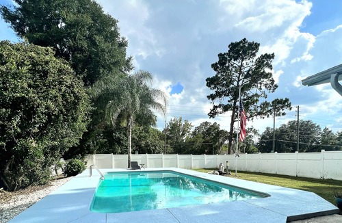 Fort King District House | Pool Home Near Downtown Sleeps 8 Family & Pet Friendly