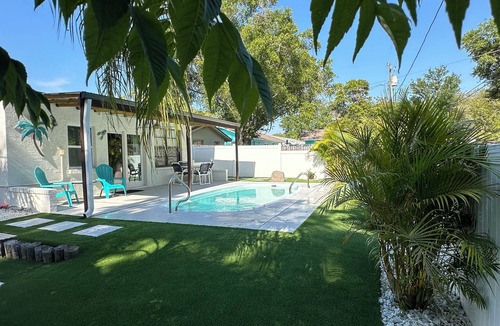 Palm Harbor House | Private Pool, Golf Cart, & Completely Renovated!