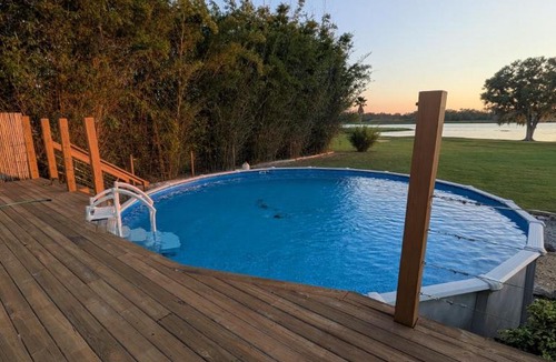 Braden River Apartment | Private Waterfront Cottage with pool on 5 Acres Lakewood Ranch Area in Myakka FL