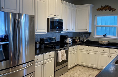 Fairhope House | Rare find! Lovely Beachfront Home with your own pier and newly added sandy beach