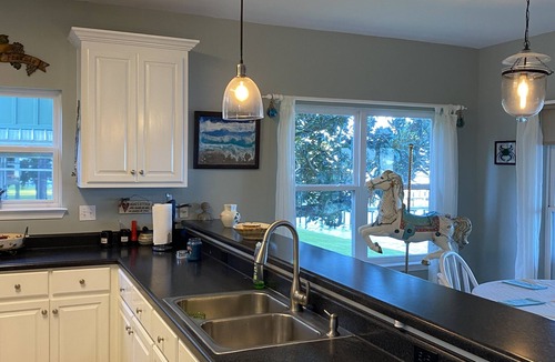 Fairhope House | Rare find! Lovely Beachfront Home with your own pier and newly added sandy beach
