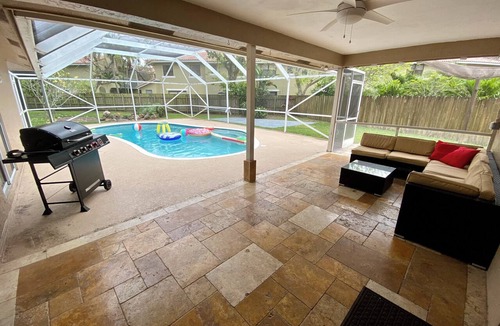 The Springs House | Renovated house w/saltwater pool & huge backyard In Coral Springs