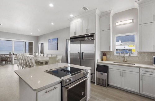 Fort Morgan House | Reserve now. Beautiful pool and ocean. Easy social distancing. Huge pool deck.