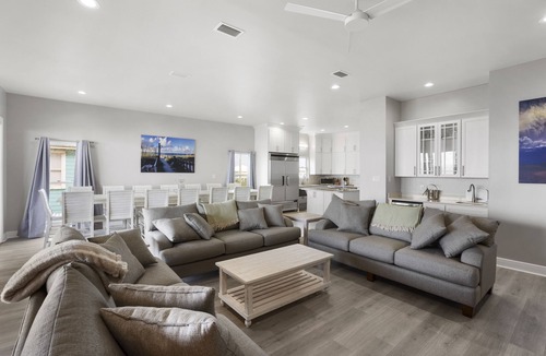 Fort Morgan House | Reserve now. Beautiful pool and ocean. Easy social distancing. Huge pool deck.