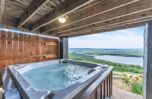 Bryant House | Rivers Ledge Cabin with breathtaking views hot tub & indoor pool
