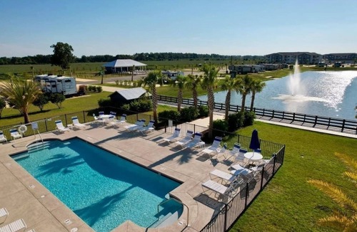 Foley Resort | RV Lot 74 in Grand Riviera RV Resort in Foley, AL. Six Miles from the beach!