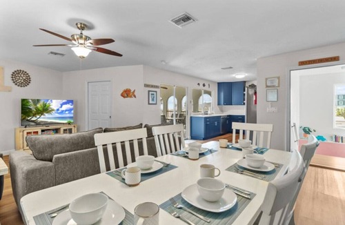 Fort Myers Beach House | Salty Air Retreat: Family Beach House | Heated Pool | Beach Gear | 1-Min Walk to Sand