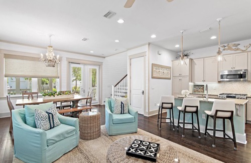 Santa Rosa Beach House | Sandgrass Sanctuary | 30A | Golf Cart, Bikes | Sleeps 13