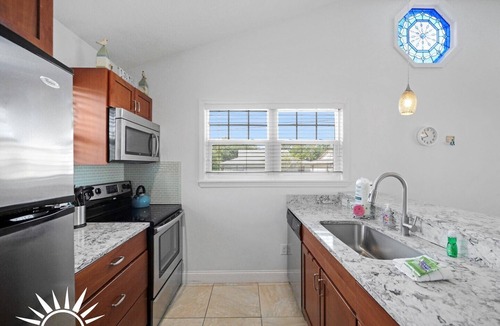 St. Augustine Beach House | Sapphire: Updated 2 bedroom home with private pool, hot tub, cabana, outdoor