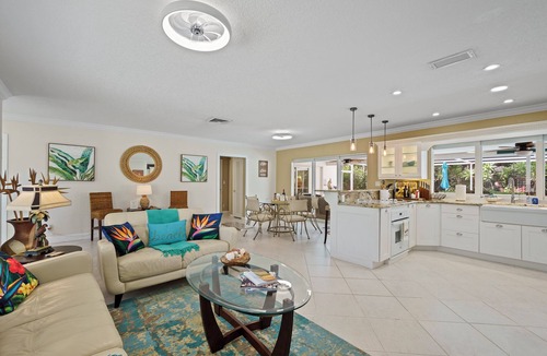 Deerfield Beach House | Screened-In Heated Pool and 5 min from the beach. Child friendly.