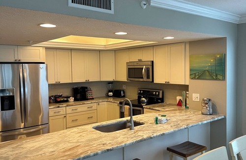 Redington Shores Condo | Sea Oats #401 - Beautiful 2 Bed/2 Bath Ocean Front Corner Unit - Prime Location!