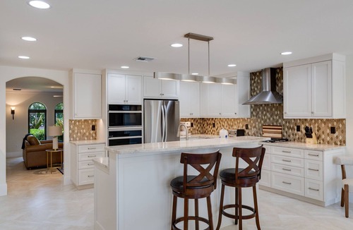 Shell Harbor Villa | Seas the Day - A Stunning Waterfront Villa on Sanibel's East End, Boat Dock with Lift