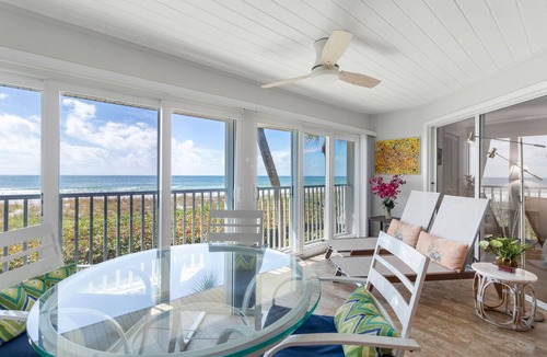 Whitney Beach Condo | Secluded Gulfside 2BR Condo w Enclosed Patio, Sunset Views & Pool by RVA