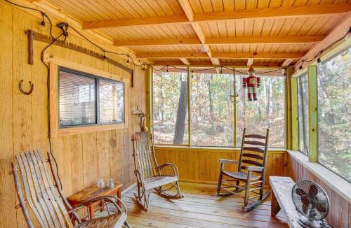 Tallassee Apartment | Secluded Tallassee Cabin with Fire Pit and Porch!