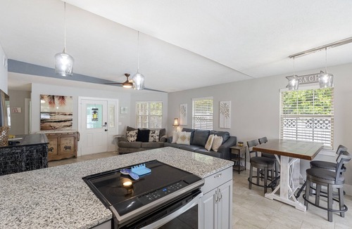 Riviera Beach House | Short Walk to Beach! Private Pool with Backyard Oasis!