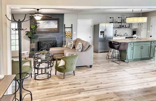 Decatur House | Spacious 5BR Family Getaway | Game Room + Fire Pit