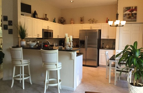 Jog Road House | Spacious bedroom in townhome with private bath, pool, gym