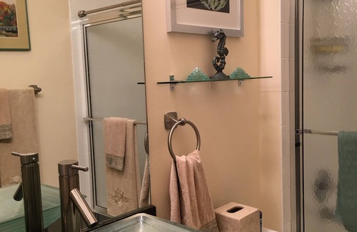 Jog Road House | Spacious bedroom in townhome with private bath, pool, gym