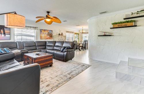 Hudson Beach Estates House | Spacious Canalfront Home w/Pool ~ 1/2 Mi to Beach