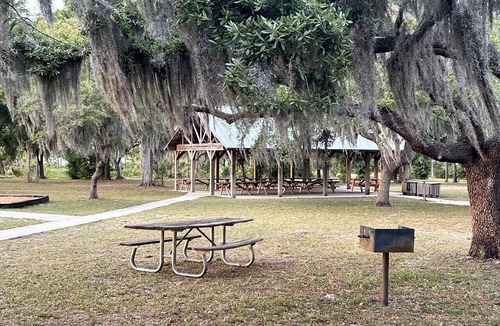 Braden River RV Rental | Spacious Double Safari Tent with Private Fire Pit Near Anna Maria Island in Bradenton, Florida