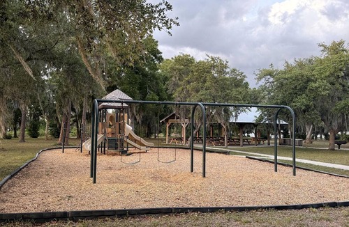 Braden River RV Rental | Spacious Double Safari Tent with Private Fire Pit Near Anna Maria Island in Bradenton, Florida