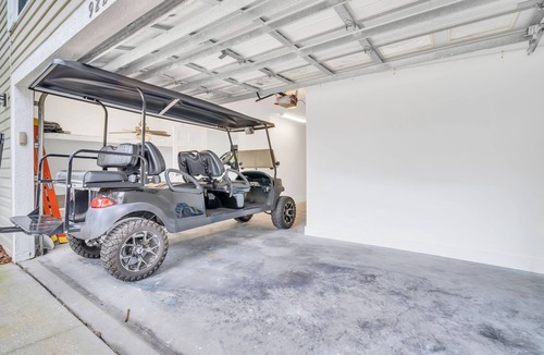 Ozona House | Spacious full remodeled luxury retreat w/Private pool, golf cart, movie theater