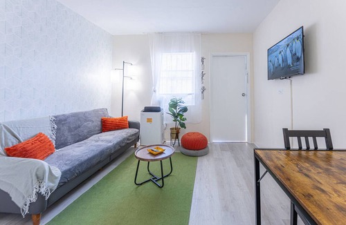East Little Havana Apartment | Stay in this bright and modern 1BR in Little Havana, featuring stylish décor, a cozy living room, and a welcoming dining area. Walk to Calle Ocho cafés, murals, and music, and reach Brickell in minutes. Perfect Miami base for couples or solo traveler